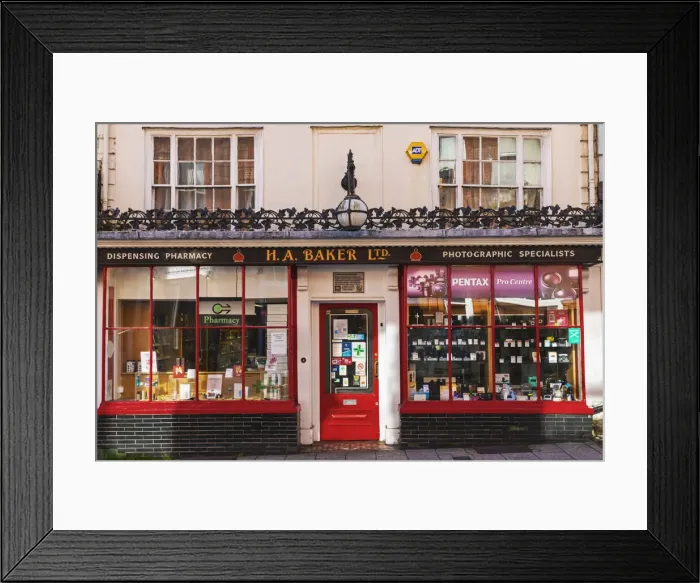 Framed Print : England, East Sussex, Lewes, Shop Front Facade of H. A. Baker Ltd Framed Print : England, East Sussex, Lewes, Shop Front Facade of H. A. Baker Ltd