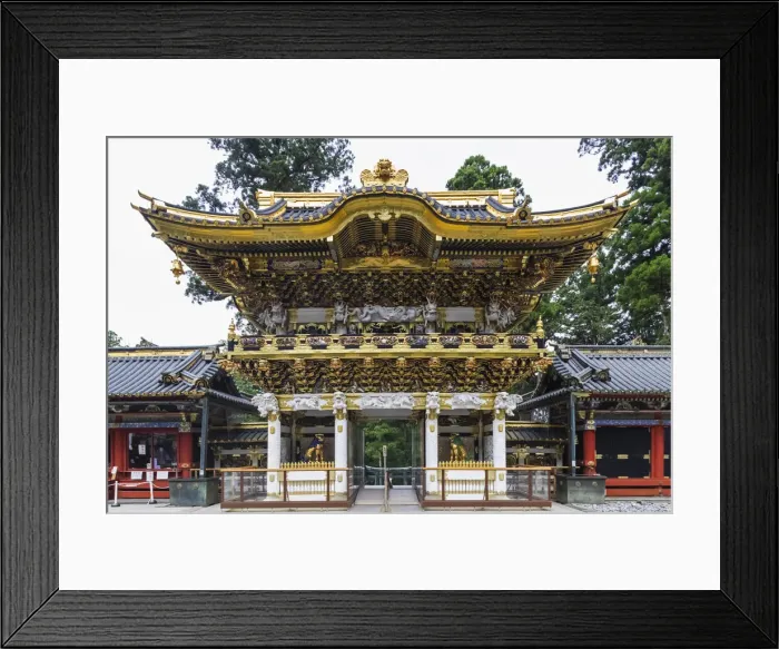 Framed Print : Japan, Honshu, Tochigi Prefecture, Nikko, Toshogu Shrine, Yomeimon Gate Framed Print : Japan, Honshu, Tochigi Prefecture, Nikko, Toshogu Shrine, Yomeimon Gate