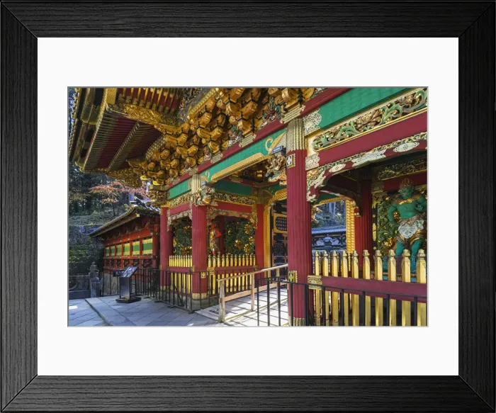 Framed Print : Japan, Honshu, Tochigi Prefecture, Nikko, Rinnoji Temple