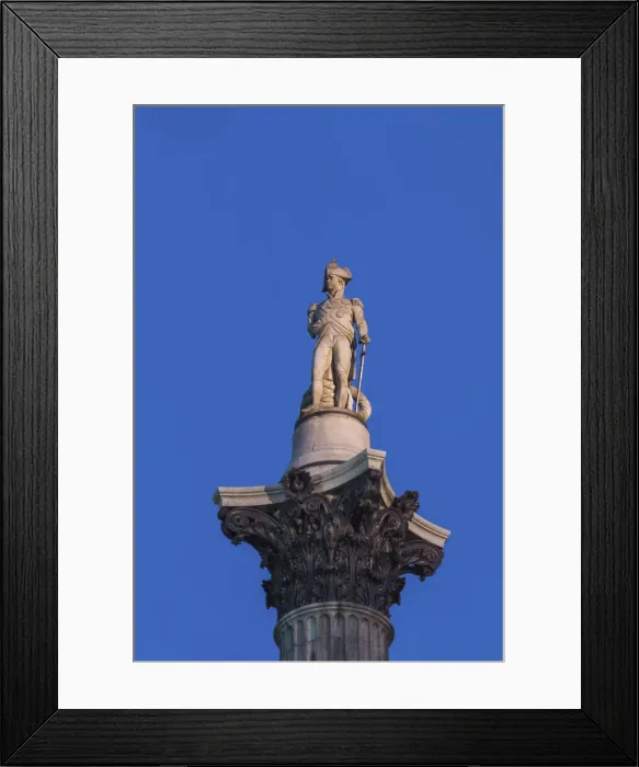 Framed Print : England, London, Trafalgar Square, Nelsons Column, Statue of Lord Nelson Framed Print : England, London, Trafalgar Square, Nelsons Column, Statue of Lord Nelson