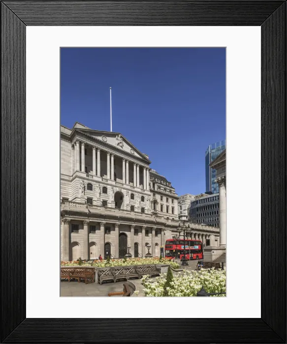 Framed Print : England, London, City of London, The Bank of England