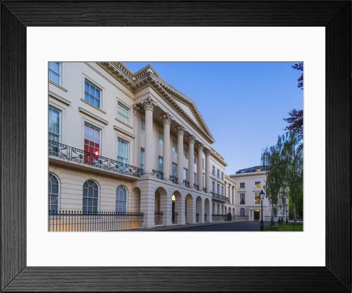 Framed Print : England, London, Marylebone, Clarence Terrace Framed Print : England, London, Marylebone, Clarence Terrace