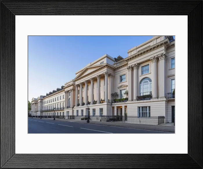 Framed Print : England, London, City of Westminster, Cornwall Terrace