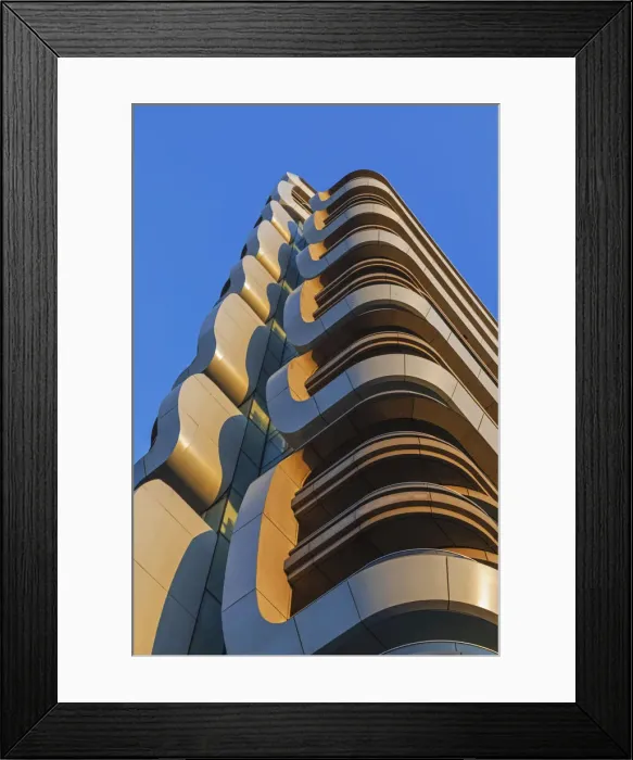 Framed Print : England, London, Islington, City Road, City Road Basin, Detail of Hi-rise Residential Framed Print : England, London, Islington, City Road, City Road Basin, Detail of Hi-rise Residential