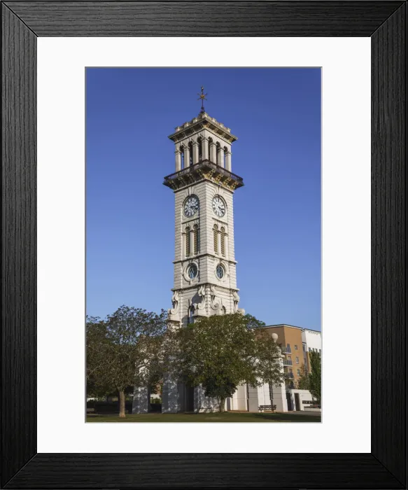 Framed Print : England, London, Islington, Caledonian Park, The Clock Tower Framed Print : England, London, Islington, Caledonian Park, The Clock Tower