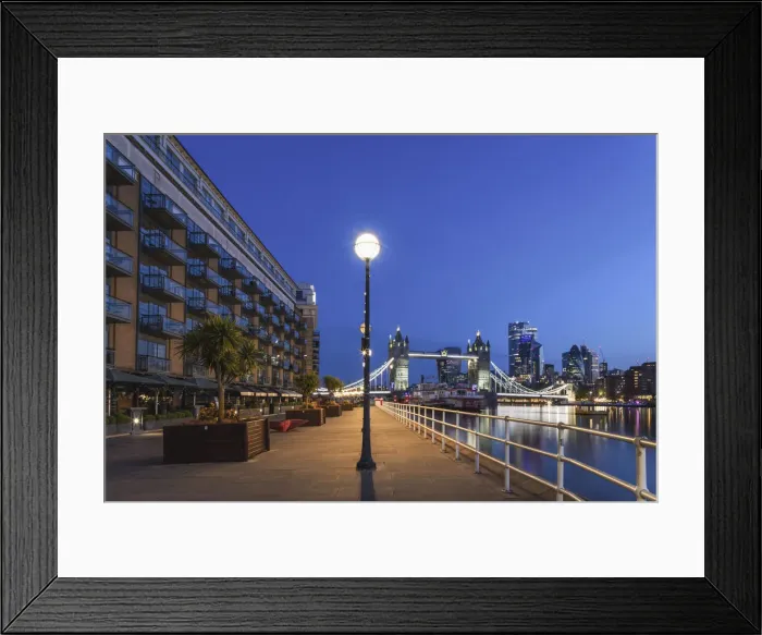 Framed Print : England, London, Southwark, Butlers Wharf, Tower Bridge Framed Print : England, London, Southwark, Butlers Wharf, Tower Bridge