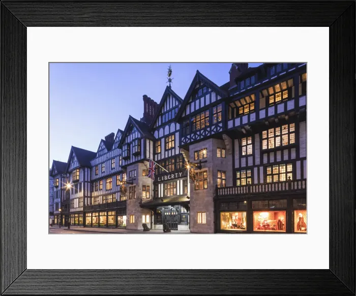 Framed Print : England, London, West End, Great Marlborough Street, Liberty Framed Print : England, London, West End, Great Marlborough Street, Liberty