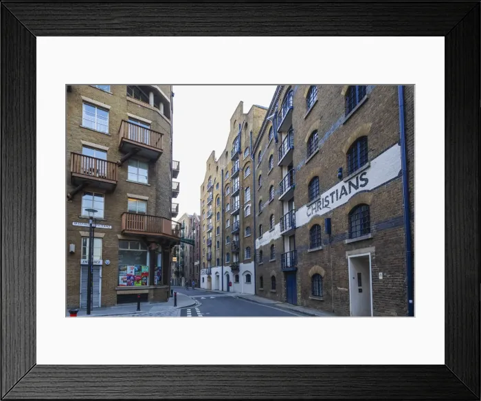 Framed Print : England, London, Southwark, Shad Thames Framed Print : England, London, Southwark, Shad Thames