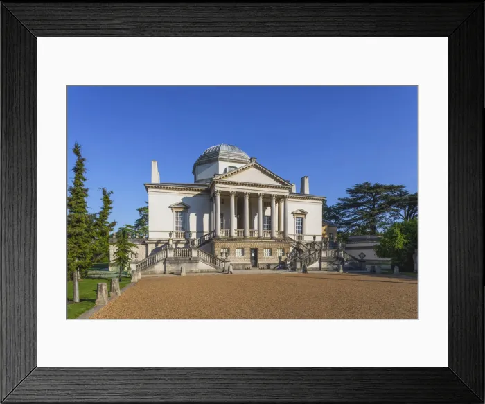 Framed Print : England, London, Chiswick, Chiswick House and Gardens