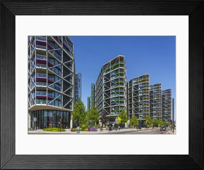 Framed Print : England, London, Vauxhall, Battersea, Nine Elms, Lexington Gardens Residential Apartment Framed Print : England, London, Vauxhall, Battersea, Nine Elms, Lexington Gardens Residential Apartment