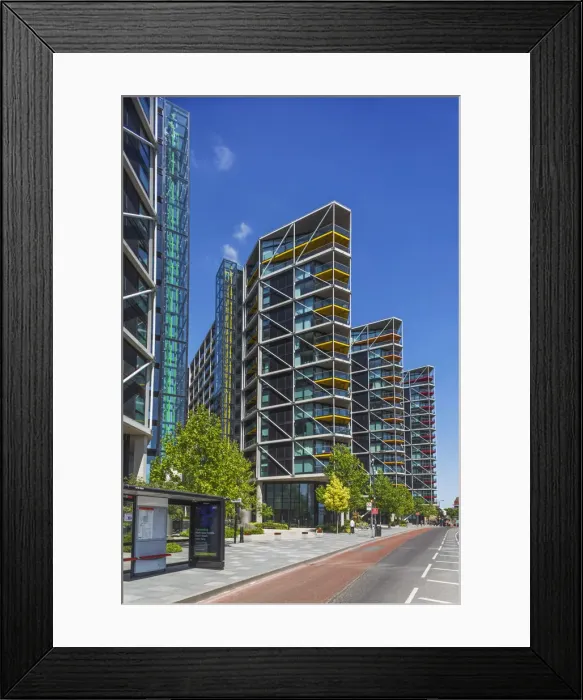 Framed Print : England, London, Vauxhall, Battersea, Nine Elms, Lexington Gardens Residential Apartment Framed Print : England, London, Vauxhall, Battersea, Nine Elms, Lexington Gardens Residential Apartment