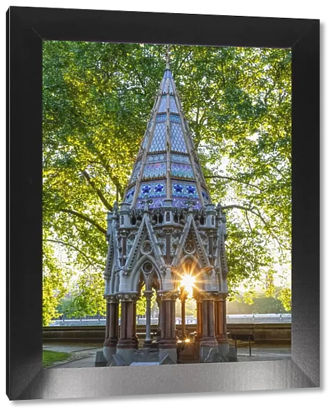 England, London, Westminster, Victoria Tower Gardens, The Anti-Slavery Memorial