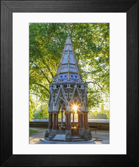 Framed Print : England, London, Westminster, Victoria Tower Gardens, The Anti-Slavery Memorial