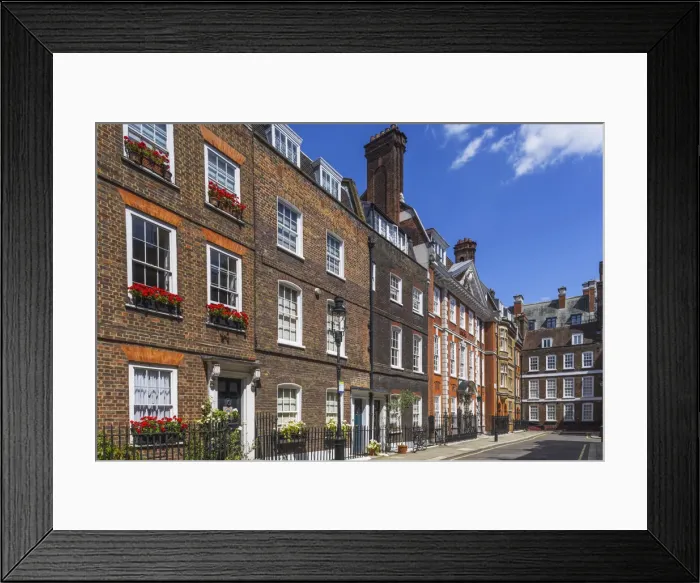Framed Print : England, London, Westminster, Cowley Street Framed Print : England, London, Westminster, Cowley Street