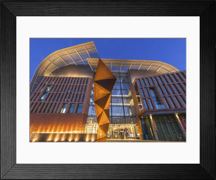 Framed Print : England, London, Kings Cross, The Francis Crick Institute of Bio-medical Research Framed Print : England, London, Kings Cross, The Francis Crick Institute of Bio-medical Research