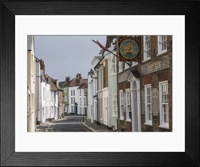 Framed Print : England, Kent, Deal, The Ship Inn Pub and Street Scene Framed Print : England, Kent, Deal, The Ship Inn Pub and Street Scene