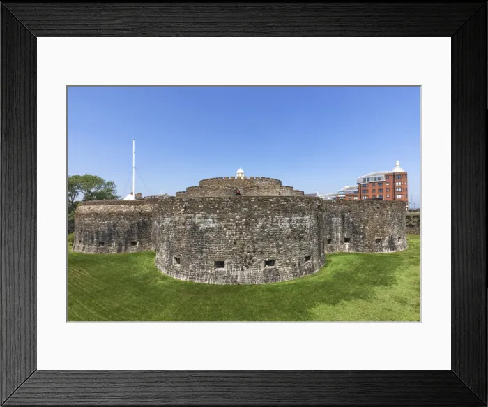 Framed Print : England, Kent, Deal, Deal Castle and Moat