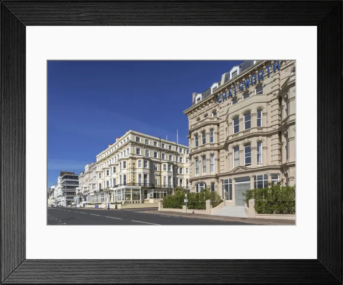 Framed Print : England, East Sussex, Eastbourne, Seafront Hotels Framed Print : England, East Sussex, Eastbourne, Seafront Hotels