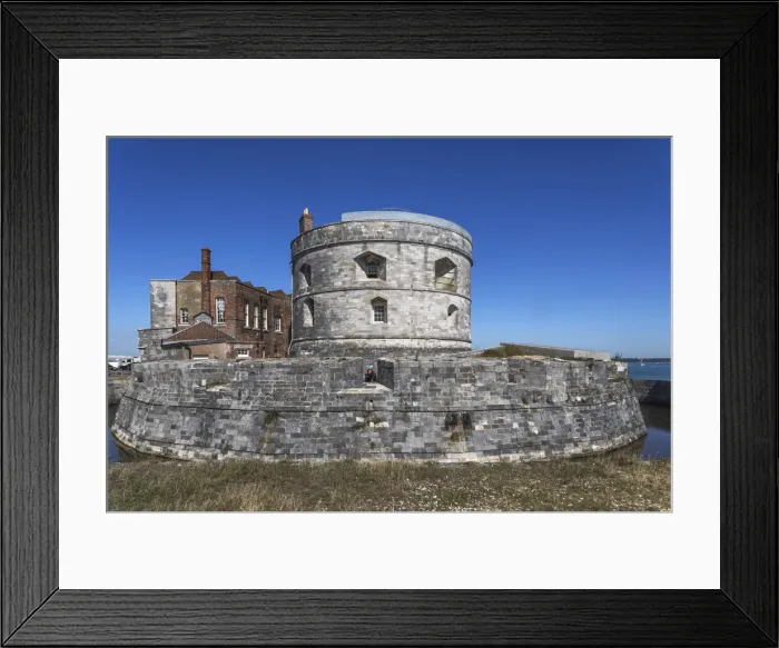 Framed Print : England, Hampshire, New Forest, Calshot, Calshot Beach and Castle Framed Print : England, Hampshire, New Forest, Calshot, Calshot Beach and Castle