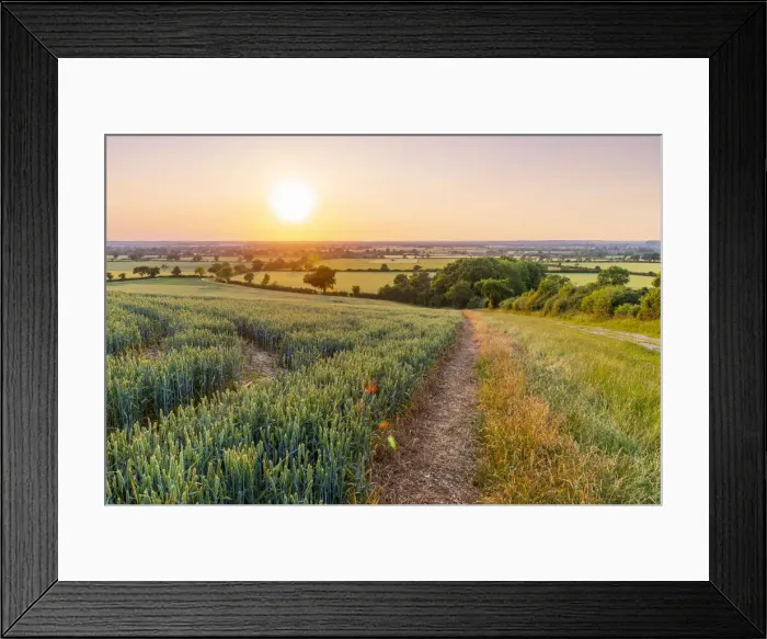 Framed Print : UK, England, Bedfordshire, countryside near Haynes Framed Print : UK, England, Bedfordshire, countryside near Haynes