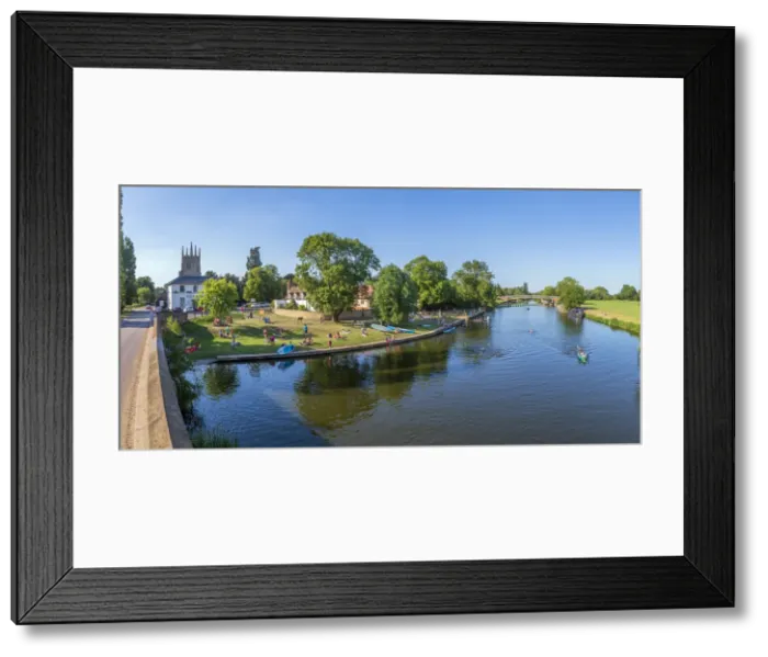 Framed Print : UK, England, Bedfordshire, Great Barford