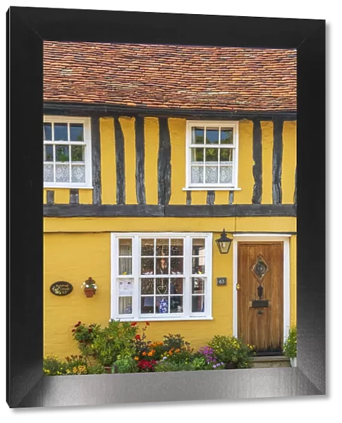 UK, England, Essex, Saffron Walden, Castle Street, Timber-framed house