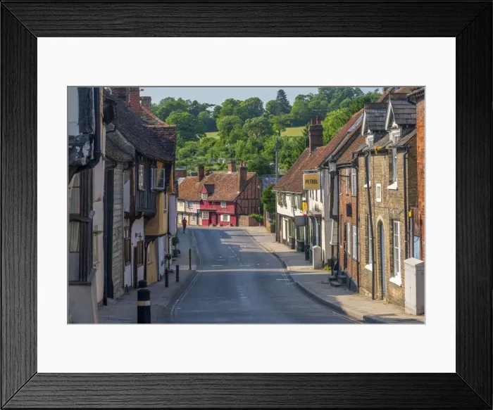 Framed Print : UK, England, Essex, Saffron Walden, Bridge Street Framed Print : UK, England, Essex, Saffron Walden, Bridge Street