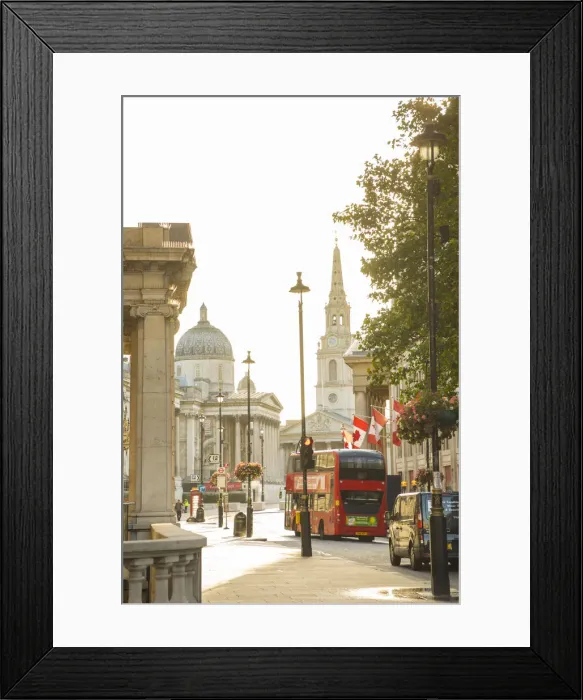Framed Print : Trafalgar Square, London, England, UK Framed Print : Trafalgar Square, London, England, UK