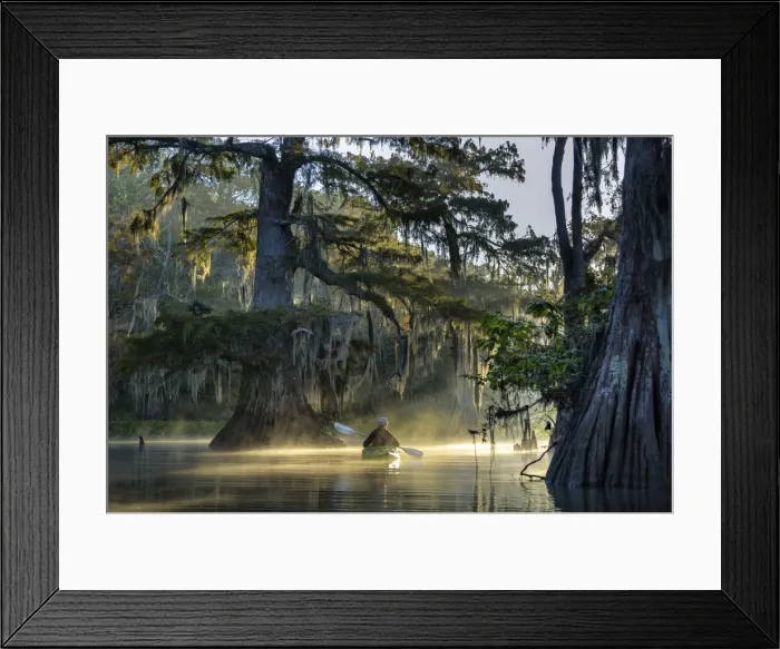 Framed Print : USA, Louisiana, Jefferson Parish, St. Martinville, Lake Fausse