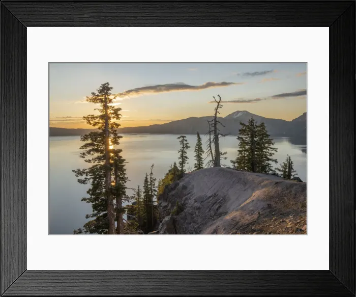 Framed Print : North America, USA, Pacific Northwest, Cascade Mountains, Oregon, Crater Lake