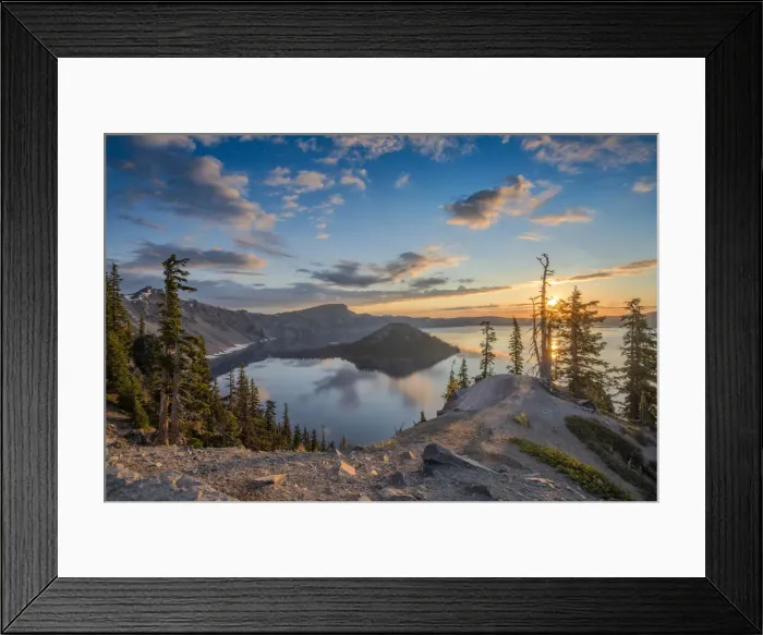 Framed Print : USA, Pacific Northwest, Cascade Mountains, Oregon, Crater Lake, National Park, Sunrise Framed Print : USA, Pacific Northwest, Cascade Mountains, Oregon, Crater Lake, National Park, Sunrise