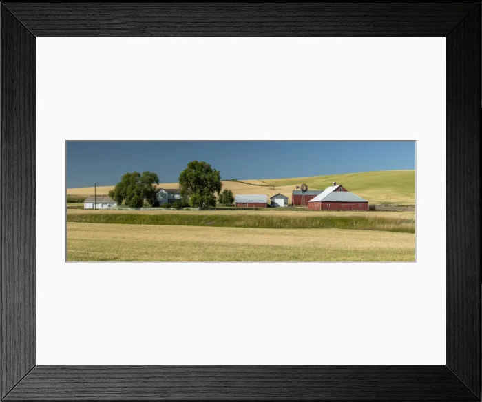 Framed Print : USA; Washington, Palouse Region, farm