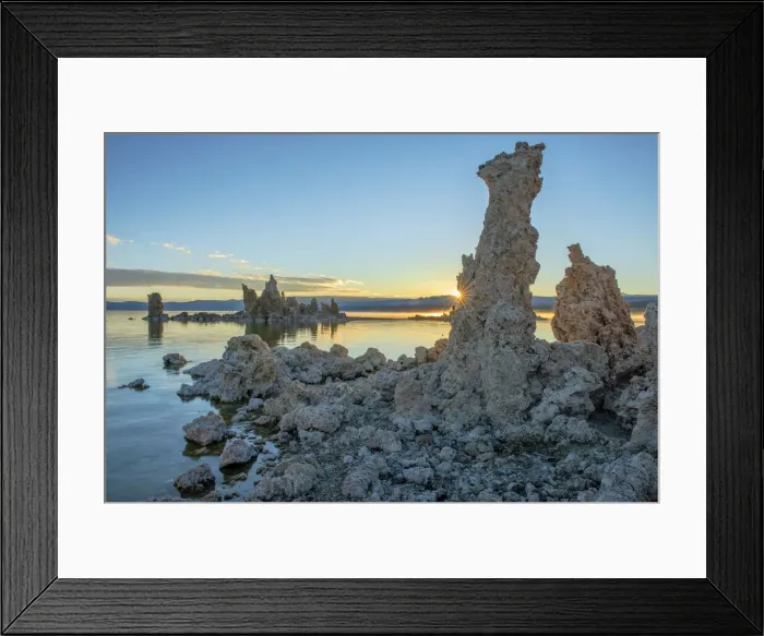 Framed Print : USA, California, Eastern Sierra, Lee Vining, sunrise at Mono lake Framed Print : USA, California, Eastern Sierra, Lee Vining, sunrise at Mono lake
