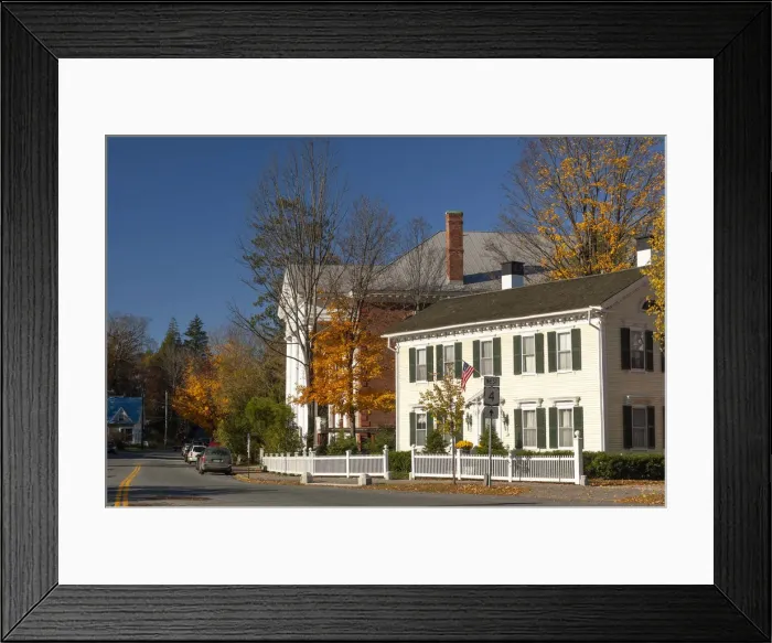 Framed Print : USA, New England, Indian Summer, East, Vermont, Woodstock Framed Print : USA, New England, Indian Summer, East, Vermont, Woodstock