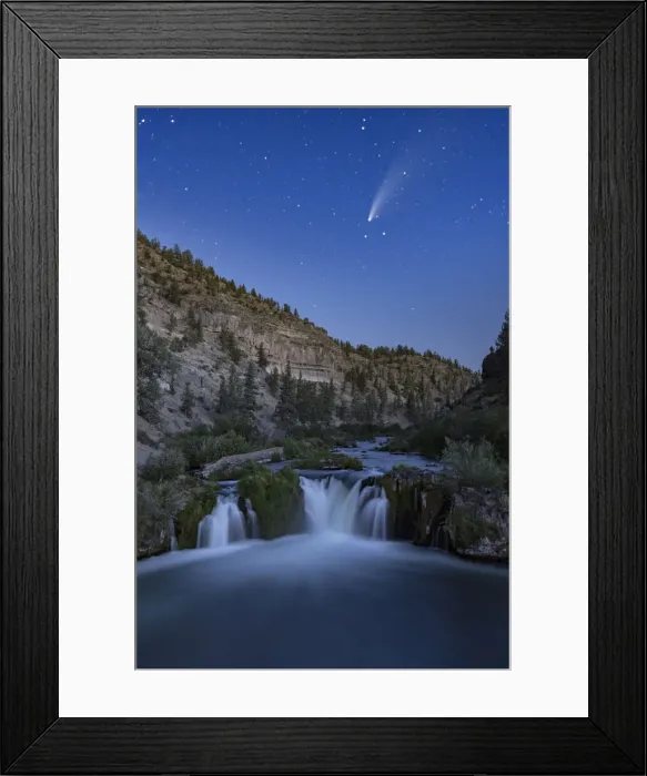 Framed Print : USA; Pacific Northwest; Oregon; Jefferson County, Steelhead Falls of the Deschutes river Framed Print : USA; Pacific Northwest; Oregon; Jefferson County, Steelhead Falls of the Deschutes river