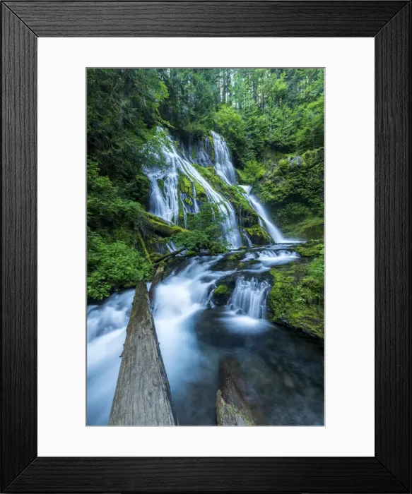 Framed Print : USA; Pacific Northwest; Skamania County, Washington State, Panther Creek Falls Framed Print : USA; Pacific Northwest; Skamania County, Washington State, Panther Creek Falls