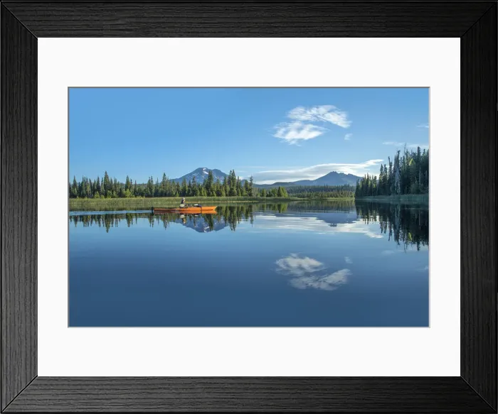 Framed Print : USA, Pacific Northwest, Oregon, Deschutes County, Deschutes National Forest, Hosmer Lake Framed Print : USA, Pacific Northwest, Oregon, Deschutes County, Deschutes National Forest, Hosmer Lake