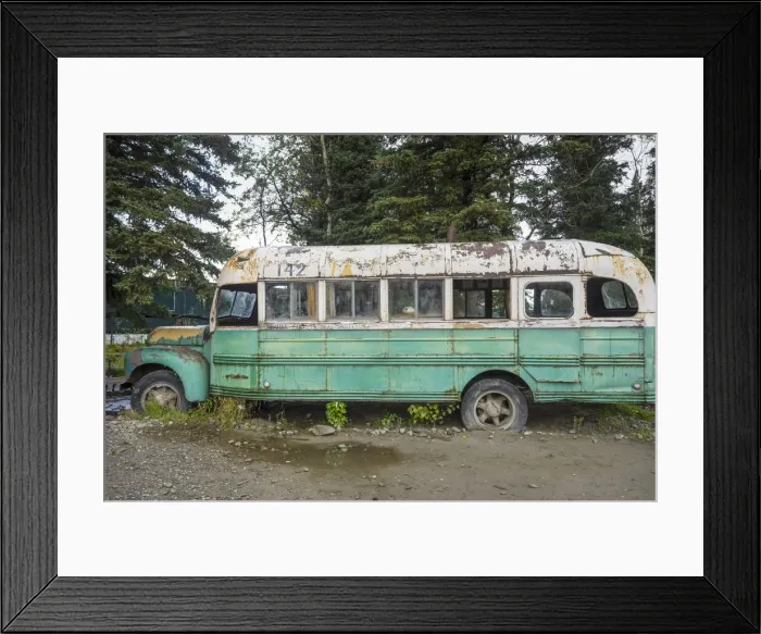 Framed Print : Bus 142 AKA The Magic Bus used in film Into The Wild, Stampede Trail, Healy Framed Print : Bus 142 AKA The Magic Bus used in film Into The Wild, Stampede Trail, Healy