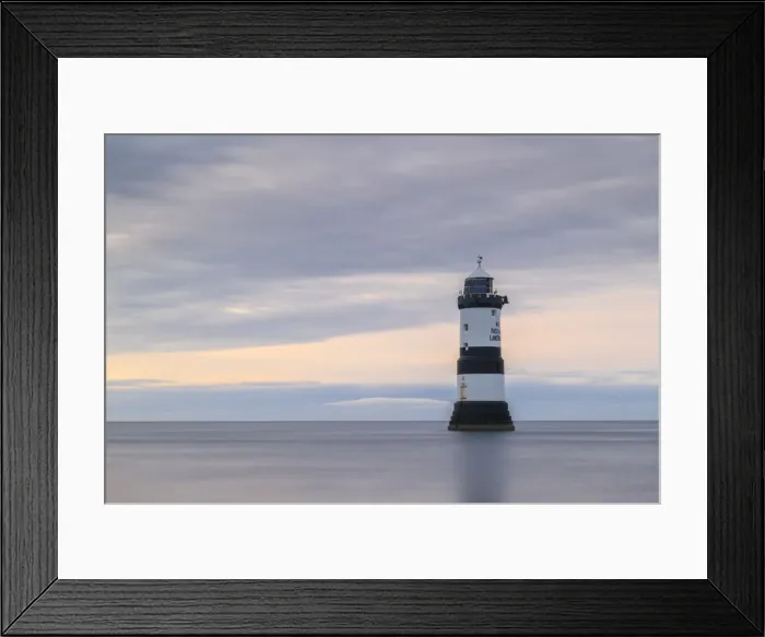 Framed Print : Twilight at Penmon Point Lighthouse on the coast of Anglesey, Wales, UK Framed Print : Twilight at Penmon Point Lighthouse on the coast of Anglesey, Wales, UK