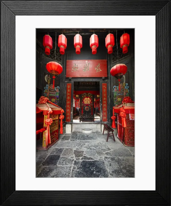 Framed Print : Traditional house with red lanterns, Zhangjiajie, Wulingyuan District, Hunan, China, Asia Framed Print : Traditional house with red lanterns, Zhangjiajie, Wulingyuan District, Hunan, China, Asia