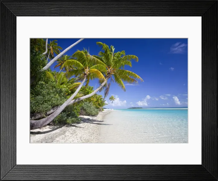 Framed Print : One Foot Island, Aitutaki, Cook Islands Framed Print : One Foot Island, Aitutaki, Cook Islands