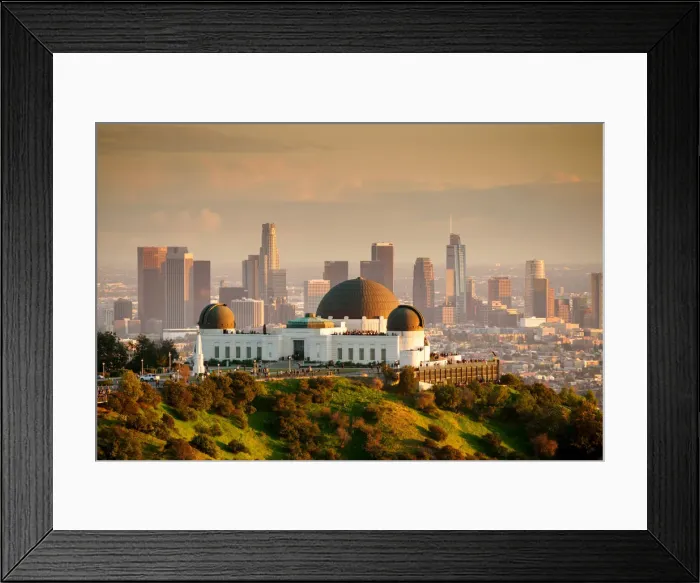 Framed Print : Griffith Observatory, Mount Hollywood, Los Angeles, California, USA Framed Print : Griffith Observatory, Mount Hollywood, Los Angeles, California, USA