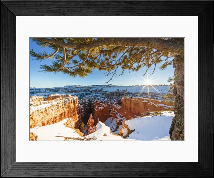Framed Print : Bryce Canyon National Park, Tropic, Utah, USA
