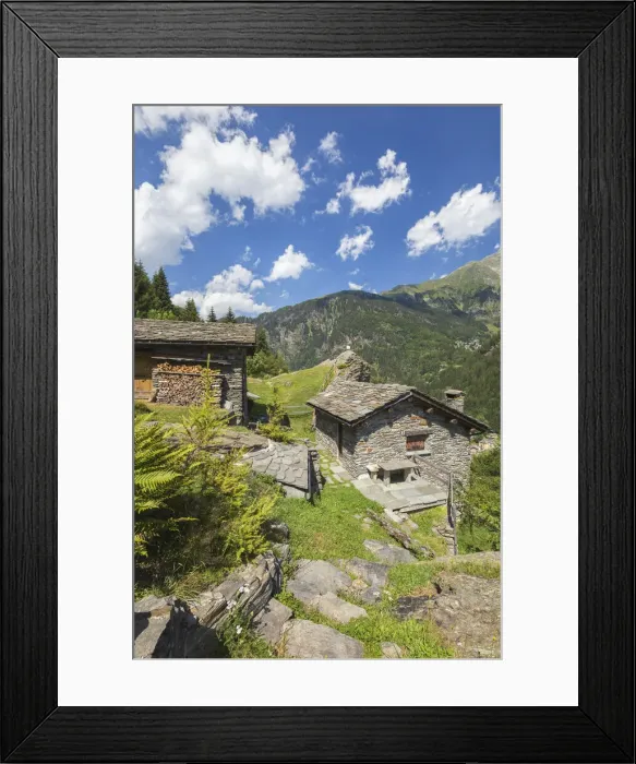 Framed Print : Alpe Zanon, Campodolcino, Sondrio province, Spluga valley, Lombardy, Italy Framed Print : Alpe Zanon, Campodolcino, Sondrio province, Spluga valley, Lombardy, Italy
