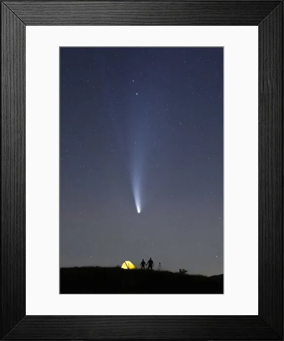 Framed Print : Comet NeoWise during a clear summer evening in Tuscany-Emilian Apennine National Park Framed Print : Comet NeoWise during a clear summer evening in Tuscany-Emilian Apennine National Park
