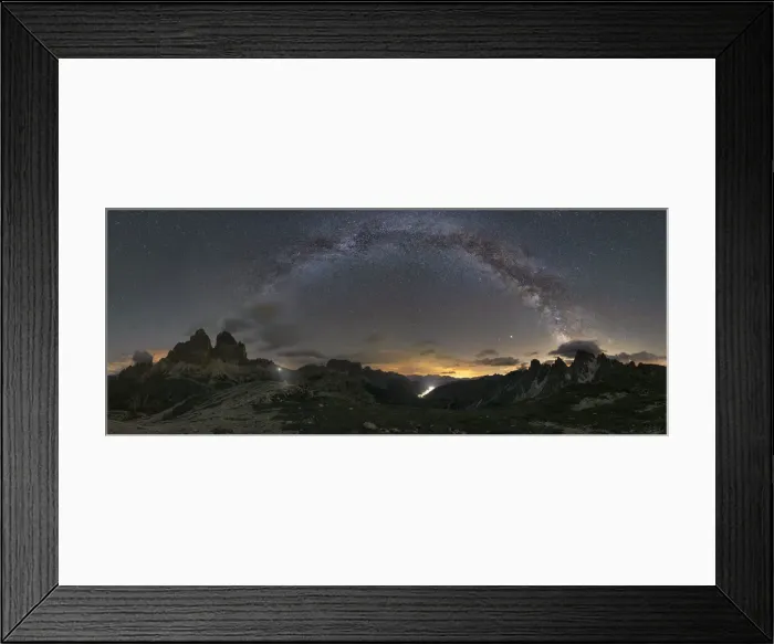 Framed Print : Milky Way, Dolomiti, Unesco World Heritage Site, Belluno province, Veneto, Italy Framed Print : Milky Way, Dolomiti, Unesco World Heritage Site, Belluno province, Veneto, Italy