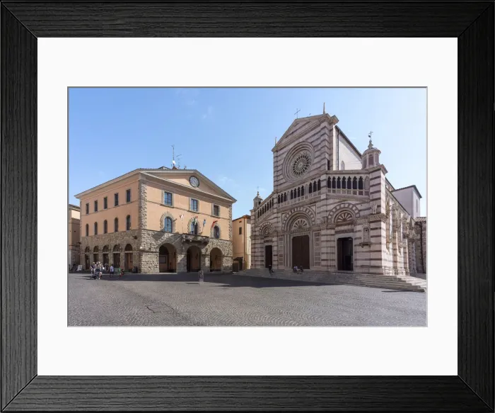 Framed Print : Piazza Dante, the heart of the historic center of Grosseto, Grosseto province, Tuscany Framed Print : Piazza Dante, the heart of the historic center of Grosseto, Grosseto province, Tuscany
