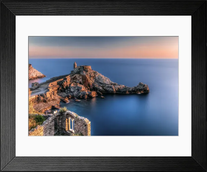 Framed Print : San Pietro Church, municipality of Portovenere, La Spezia province, Liguria, Italy Framed Print : San Pietro Church, municipality of Portovenere, La Spezia province, Liguria, Italy