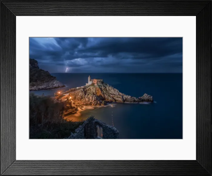Framed Print : Church of San Pietro, municipality of Portovenere, La Spezia province, Liguria, Italy
