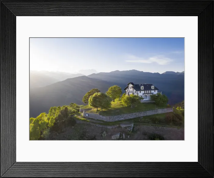 Framed Print : The Sanctuary of San Bernardo in the Oasi Zegna natural area Framed Print : The Sanctuary of San Bernardo in the Oasi Zegna natural area